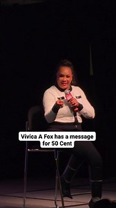 Vivica A Fox with a message for 50 Cent #50cent #marlonwayans | Kingsmen Media Group