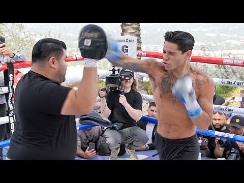 RYAN GARCIA WORKOUT FOR GERVONTA DAVIS! • DAVIS VS GARCIA