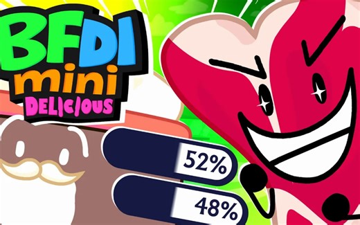 【生肉】A Food Battle for the Ages— BFDI MINI DELICIOUS【BFDI迷你秀】