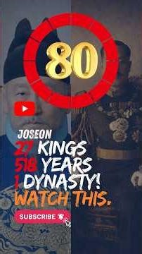 27 Kings… 518 Years… The Rise & Fall of Joseon Dynasty.#joseonkings #joseonhistory #27kingsofjoseon