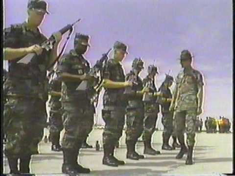 D company 35th Eng Bn Army Basic training video from 1993
