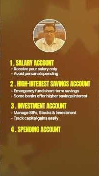 The 4 Bank Account System Explained | Simple Money Management