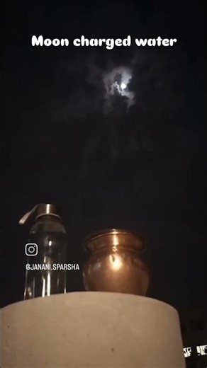 Moon charged water