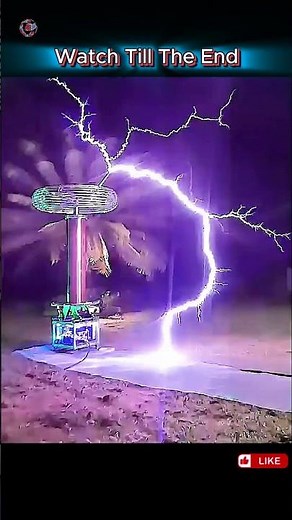Insane Tesla Coil Experiment – Giant Lightning Arcs & High Voltage Science That Will Blow Your Mind!