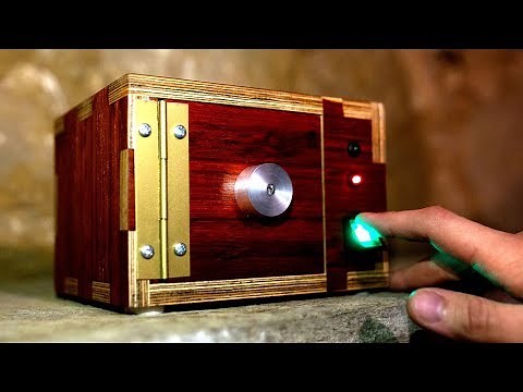 Making a Wooden Safe with Fingerprint Lock