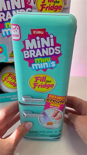 Vivizone🇺🇸 | {AD} Mini Brands just dropped a Mini Fridge you can stock with 80+ brand new grocery minis from the Fill the Fridge series 🍉🧃🛒. Super... | Instagram