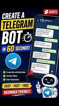 Create a Telegram Bot in 60 Seconds 🤖⚡