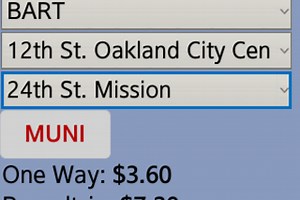 SF Bay Area Transit Fare Calculator