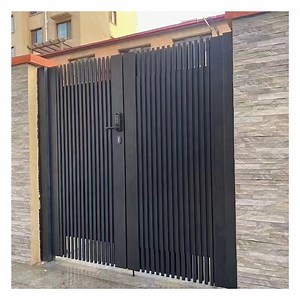 [Hot Item] Cheap Garden Gates and Fence Opener Latest Main Designs Aluminum Sliding Gate