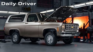 11K views · 138 reactions | Chevy puts its new EV crate motor into a 1977 K5 Blazer, Jeep finally creates a kit that keeps mirrors on the Wrangler, and you can buy a 26-foot long 6x6 online. | Hagerty | Facebook