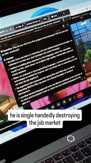 Hired as Java developer by using AI 😎 #job #interview #crackinterview #ai