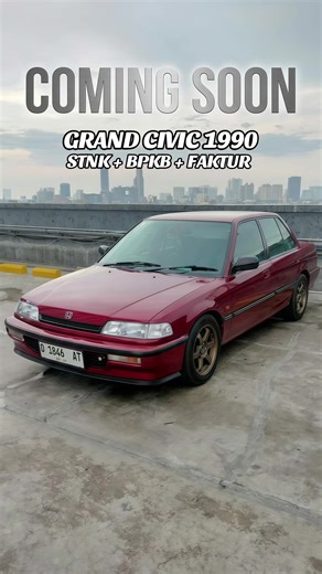 Coming Soon ========== Honda Grand Civic 1990 Red Maroon Manual Lengkap Hidup Faktur Velg Rep TE37 Body Glowing Kaki-kaki refresh Mesin refresh Interior Original Lantai utuh tidak ada kropos Sealer Nol Nomor rangka utuh Selebihnya cek ke lokasi, kalau dicari-cari minusnya, mobil tua pasti ada. Kesempurnaan hanya ada di mobil baru. Pastikan SNI (Sudah Nanya Istri) dan ISO (Istri Sudah Ok) Lokasi : Jl Saladara 18B. Karyamulya. Kota Cirebon Google Maps : GISA GARAGE 84 wawa 62 821-4130-7175 #grandc