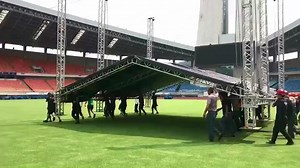 Aluminum lighting truss systems,the weight is light but very strong ,makes your events more professional | Guangzhou HuaJin Performance Equipment Company