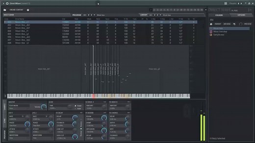 （免费音源）不到10MB的音乐盒免费音源Music Box全网首发（FL自带插件DirectWave）