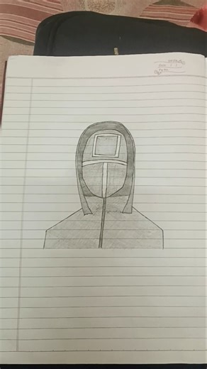 pink square gaurd drawing 🔥 #shortsviral #trending #drawing