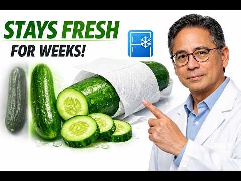 Never Let Cucumbers Go Bad Again! BEST Storage Method to Keep Them Fresh Longer