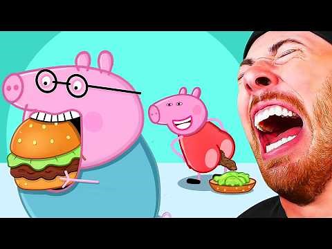 TRY NOT TO LAUGH! FUNNIEST Peppa Pig Memes and Animations