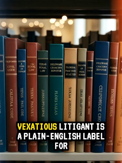 Vexatious Litigation Explained | How Lawsuits Become Weapons You don’t have to lose a case to be harmed by litigation. This video explains what courts mean by a vexatious litigant—and why the label is about pattern, not personality. When lawsuits, motions, or appeals are used to exhaust, delay, intimidate, or silence rather than resolve a real dispute, the harm happens before any ruling. Courts don’t focus on intent. They focus on function. This breakdown covers: • How vexatious litigation is id