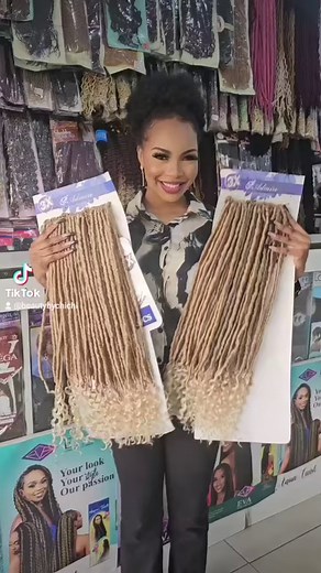 8.5K views · 52 reactions | Say hello to effortless elegance with our Curly Locs! ✨ These stunning braids bring out the best in every style, offering a perfect blend of curls and locs that’s sure to wow. Ready for a hair transformation? Embrace the beauty of Curly Locs and let your locks steal the show! ‍♀️ $8 a packet, one packet for full head cover. #BeautyByChichi #CurlyLocs #HairGoals #BraidPerfection #NewLookNewYou #HairTransformation | Beauty by Chichi | Facebook