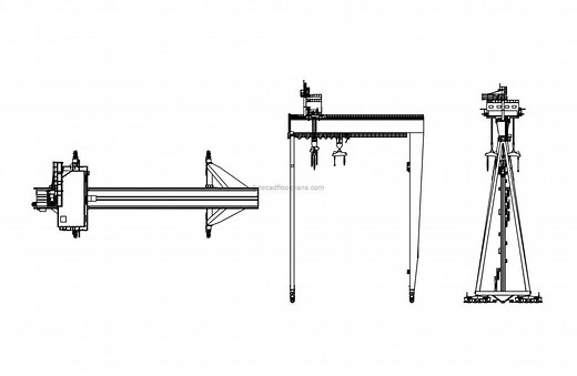 Gantry Crane - Free CAD Drawings