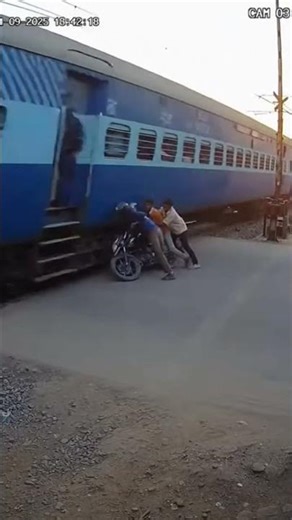 CCTV Captures Death Just Inches Away 😳 | Train Crossing Horror