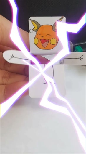 DIY new Sprunki Pokemon Raichu funny box paper #builao