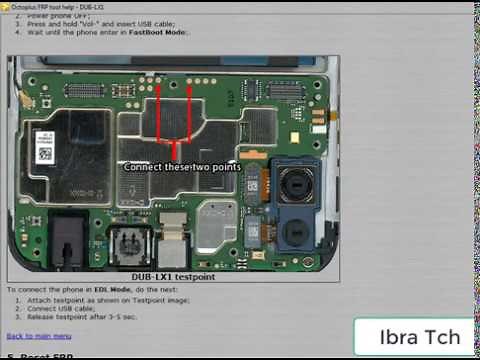 HUAWEI Y7 2019 DUB-LX1 FRP Test point