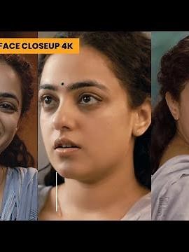 Nithya Menon #Facecloseup Nithya Menon face Closeup 4k