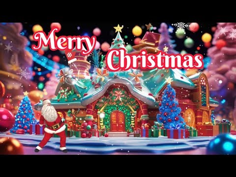 Animated Christmas Card Template - Holiday Wishes Christmas Background Video | Free Stock Footage