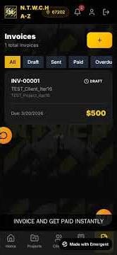 All in one contractor app