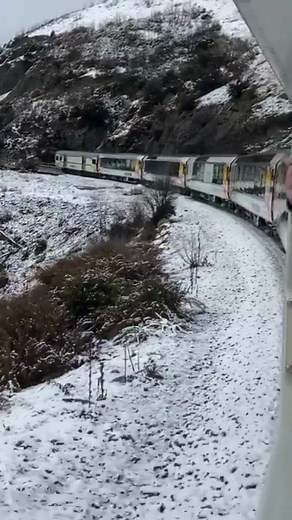 A winter wonderland in the Southern Alps #tranzalpinetraintrip #newzealand #travel #traveltiktok #tranzalpine