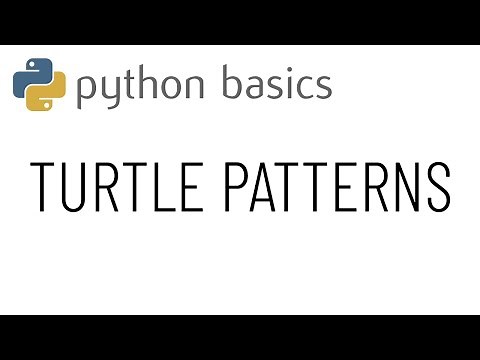 Python basics - Functions and parameters using the Turtle module