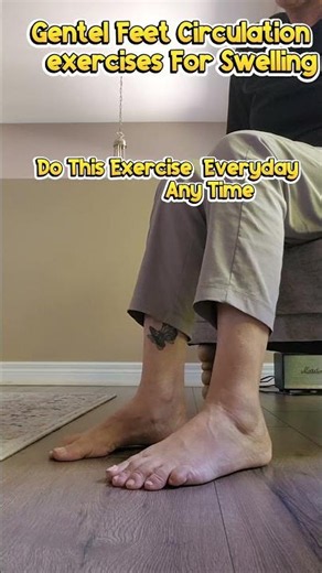 “Swollen feet? Try these simple moves for better comfort. 🌿