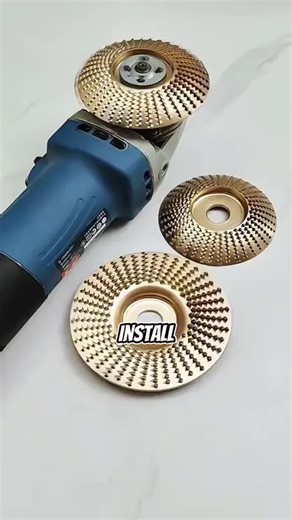 Maximize woodworking efficiency! Gold carbon steel grinding disc fits angle grinders, quickly shapes wood & removes burrs, durable without chipping—must-have for DIY furniture/carving, easy for beginners!#WoodworkingTools #GrindingDisc #DIYProjects #WoodCarving #AngleGrinderAccessories #CarpentryHacks #WoodShaping #CraftEssentials #HomeWorkshop #WoodworkingGadgets
