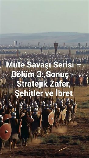Mute Savaşı Serisi – Bölüm 3: Sonuç – Stratejik Zafer, Şehitler ve İbret