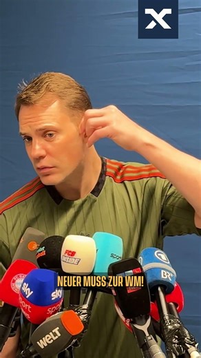 Davor hatte er ca gesagt: „Ich bin froh, dass ich jetzt hier mit Bayern gewonnen habe!“ 😅