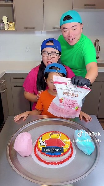 Lego Cake vs Vanilla Cakes Ice Cream Challenge!