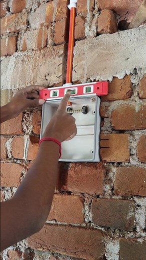 MCB distribution box perfect installation #spelectric #electrician #electricwork #housewiring