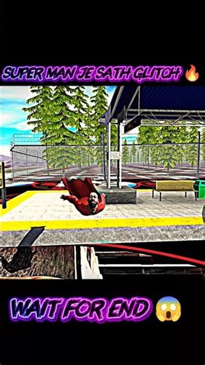 SUPER MAN KE SATH GLITCH 🔥 || INDIAN BIKE DRIVING 3D GAME 🎮 || NEW UPDATE 😱 || #glitch #superman #yt
