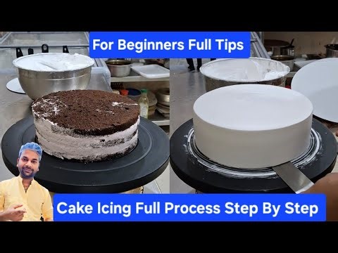 Cake Icing Tips For Beginners | How To Do Cake Icing |