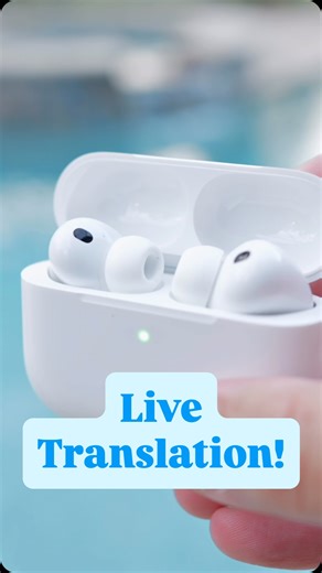 Stephen Robles on Instagram: "iOS 26 brings live translation features to AirPods 4, AirPods Pro 2 and 3! Even a two-person conversation can translate both languages in real time. Requires an iPhone with Apple Intelligence and works across English, Spanish, French and German now. Japanese, Korean and more languages coming with iOS 26.1 soon! Full review of AirPods Pro 3 on the channel. #airpods #ios26 #iphone #translation"