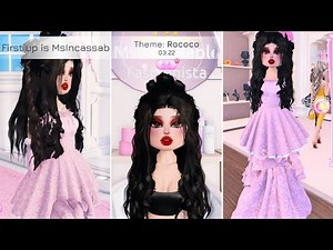 DRESS TO IMPRESS ROCOCO Theme | Dress to impress rococo outfit ideas