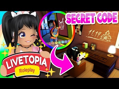 *HALL OF FAME - SECRET DOOR* CODE in LIVETOPIA Roleplay (roblox)