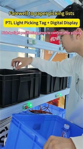 PTL Light Picking Tag + Digital Display #bluetooth #warehouse