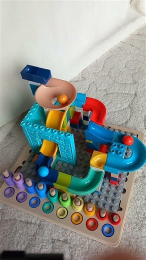 🌈Colorful slide #marblerun Race today🌈 5 March 2026