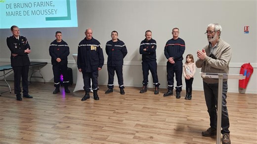Les pompiers du centre de première intervention de Moussey mis à l’honneur