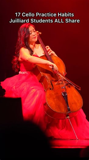 WENDY LAW on Instagram: "🎼 17 Cello Practice Habits Juilliard Students ALL Share 🎶👀 It’s not talent that gets you progress, it’s habits. Here are the ones every serious cellist develops ⬇️ 1. Daily scales - the foundation for intonation + finger agility. 2. Open string tone practice - to train bow control + resonance. 3. Slow practice - the fastest way to fix mistakes. 4. Left-hand relaxation - no squeezing, no tension. 5. Bow speed control - learning to balance weight, speed, and contact poi