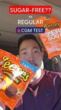 🩸CGM Test - Reese’s (Sugar-Free vs Regular)