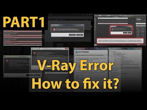 V-Ray Error | How to fix it? - PART 01
