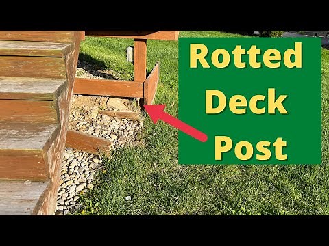 Replacing a Rotted Deck Post